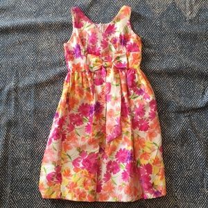 La Princess bright floral girls dress size 10